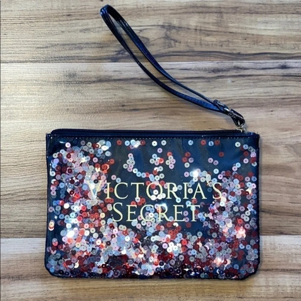 Victoria’s Secret Wristlet Movable Confetti Sequins